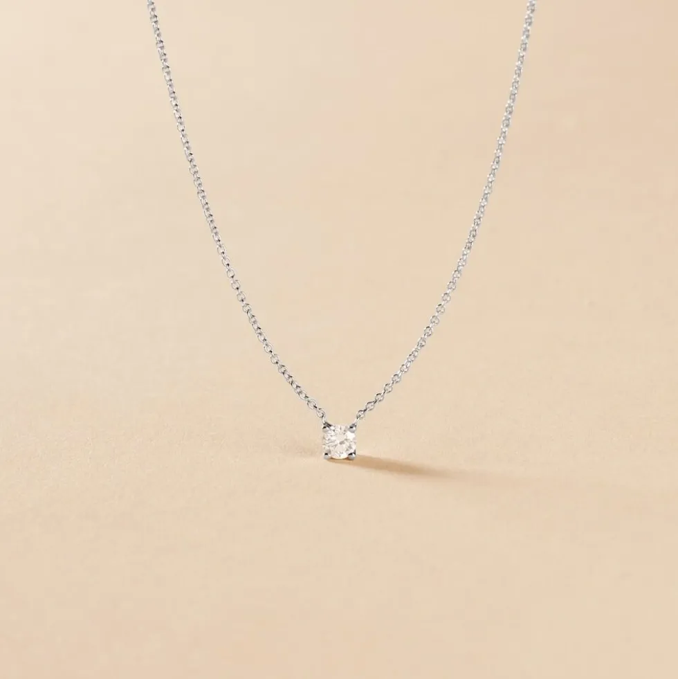 Collier One Or Blanc Diamant