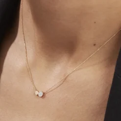 Collier Or Jaune Abijah Diamants