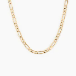 Collier Or Jaune Cameo Maille Alternée 1/3