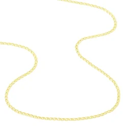 Collier Or Jaune Capucin Maille Marine