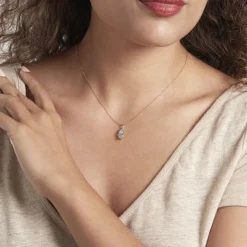 Collier Or Jaune Raquel Topaze