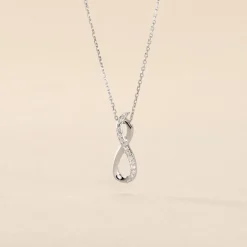 Collier Osanna Or Blanc Diamants
