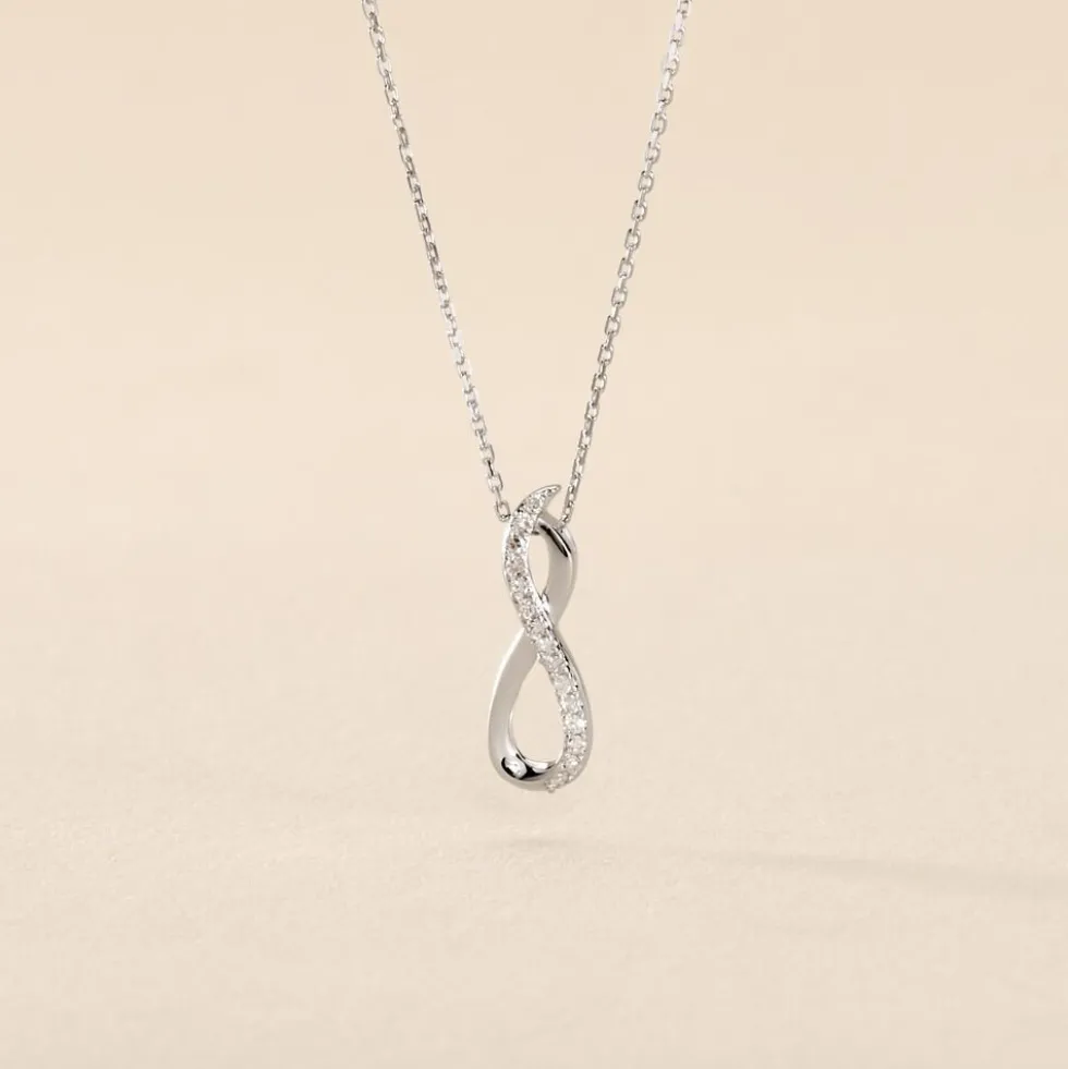 Collier Osanna Or Blanc Diamants