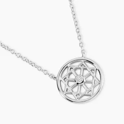 Collier Peinda Argent Blanc Oxyde De Zirconium