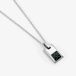 Collier Phebus Him Acier Argenté
