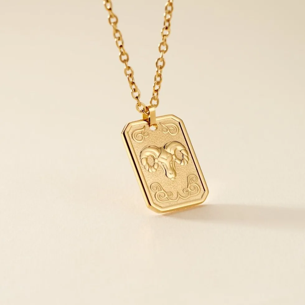 Collier Phebus Him Acier Jaune