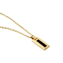 Collier Phebus Him Acier Jaune