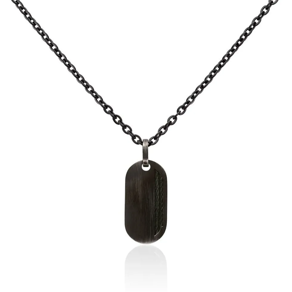 Collier Phebus Him Casual Acier Noir