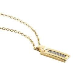 Collier Phebus Him Classique Acier Jaune