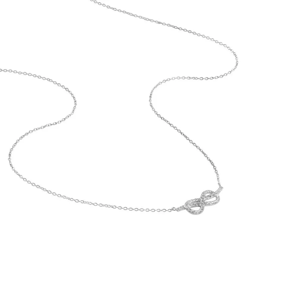Collier Phenicia Argent Blanc Oxyde De Zirconium
