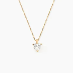 Collier Plaqué Or Caner Oxydes De Zirconium