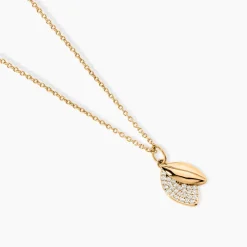 Collier Plaqué Or Jaune Simao Oxydes De Zirconium