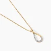 Collier Plaqué Or Joost Oxydes De Zirconium