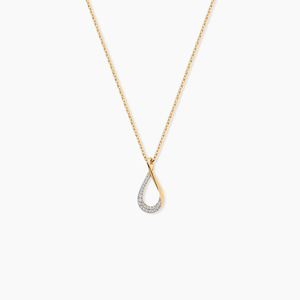 Collier Plaqué Or Joost Oxydes De Zirconium
