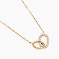 Collier Plaqué Or Kimberlie Oxydes De Zirconium