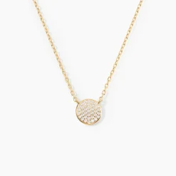 Collier Plaqué Or Larraso Oxydes De Zirconium