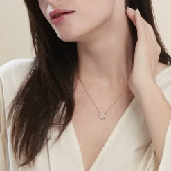 Collier Plaqué Or Lisha Oxyde De Zirconium