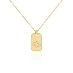 Collier Plaqué Or Quintien