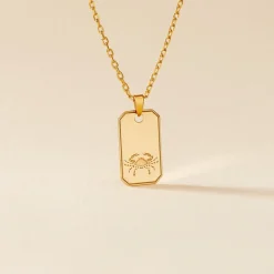 Collier Plaqué Or Quintien