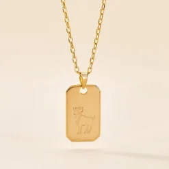 Collier Plaqué Or Quintien