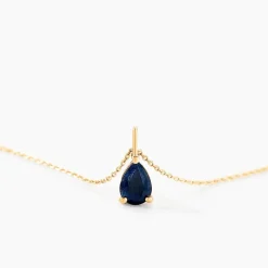 Collier Pluie D'Eclat Or Jaune Saphir