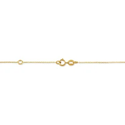 Collier Ponama Or Jaune Oxyde De Zirconium