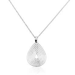 Collier Ramia Acier Blanc