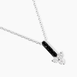 Collier Robinson Argent Oxydes De Zirconium