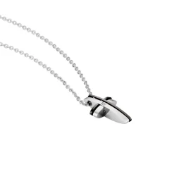 Collier Ruya Acier Bicolore Oxyde De Zirconium