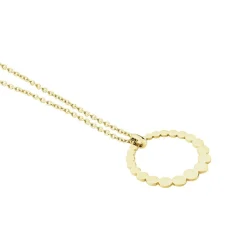 Collier Sautoir Acier Doré Naomi