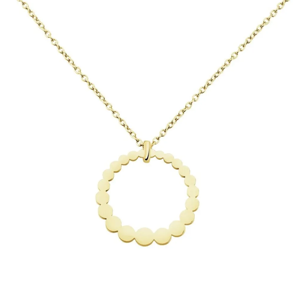 Collier Sautoir Acier Doré Naomi