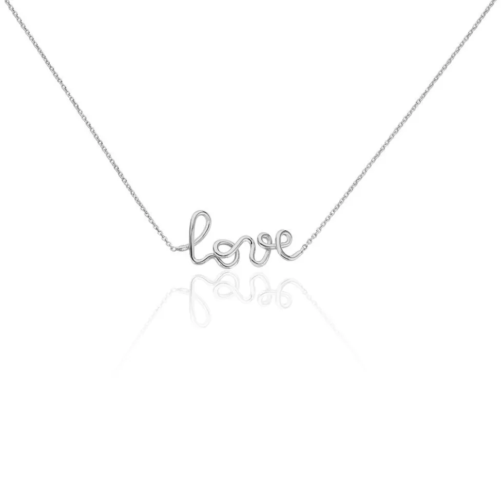 Collier Scheima Argent Blanc