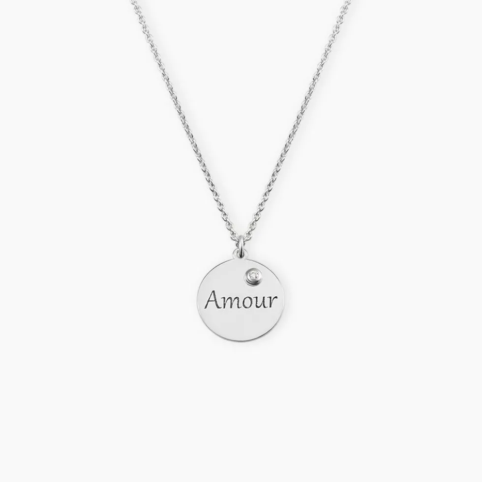 Collier Sebastienne Argent Blanc