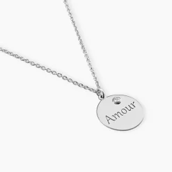 Collier Sebastienne Argent Blanc