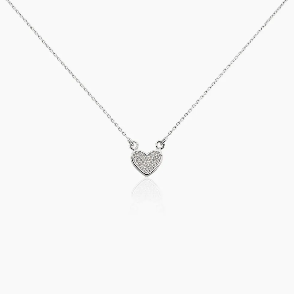 Collier Seya Argent Blanc Oxyde De Zirconium