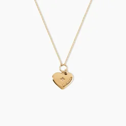 Collier Shima Plaque Or Jaune Oxyde De Zirconium