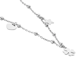 Collier Shyama Argent Blanc