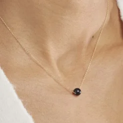 Collier Sissy Or Jaune Perle De Culture