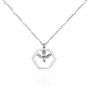 Collier Sitia Argent Blanc