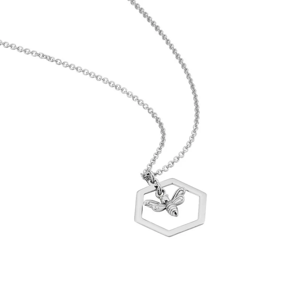 Collier Sitia Argent Blanc