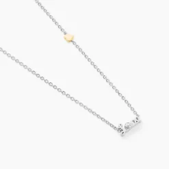 Collier Soana Or Jaune Argent Blanc Oxyde De Zirconium