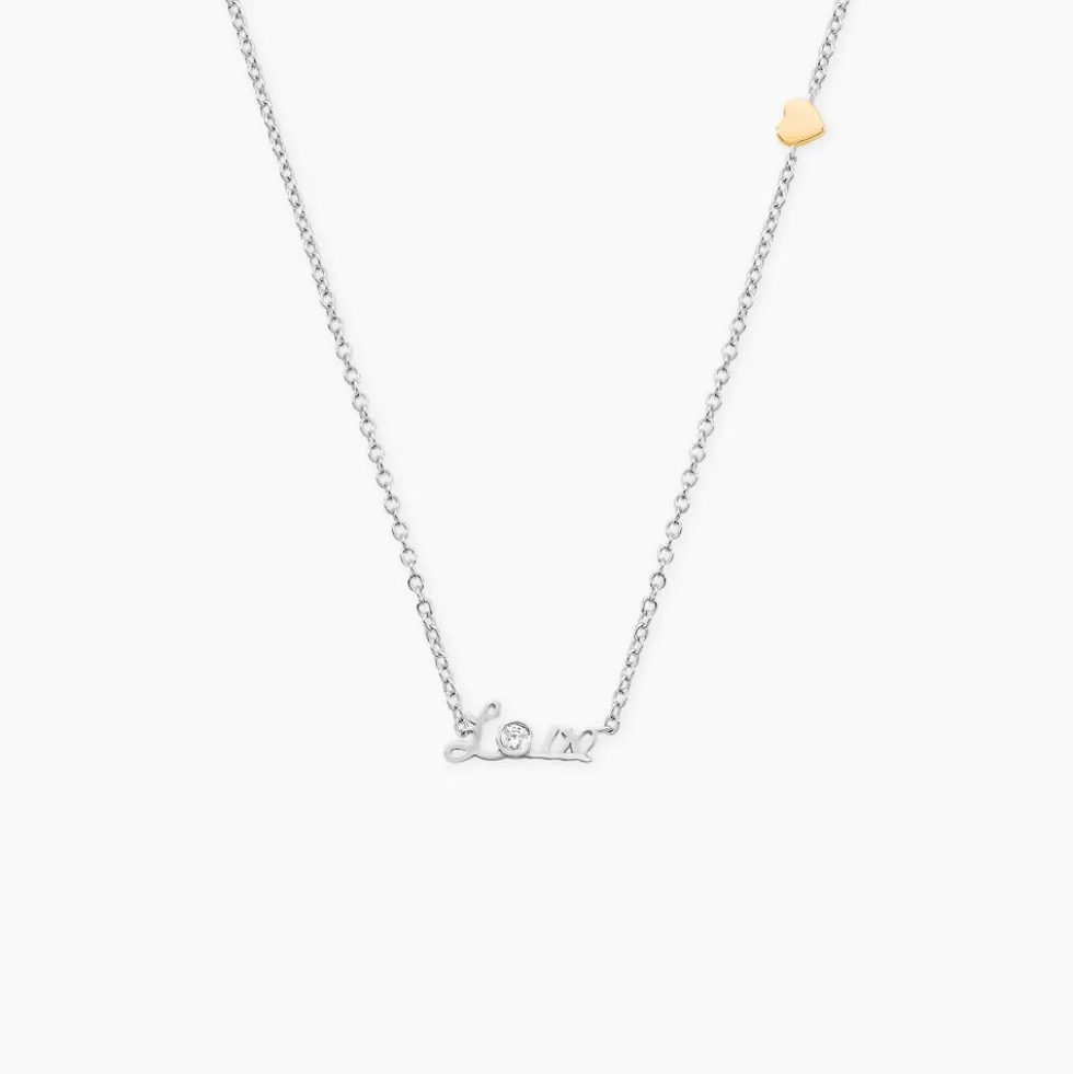 Collier Soana Or Jaune Argent Blanc Oxyde De Zirconium