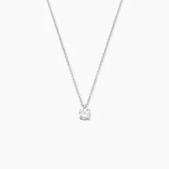 Collier Solitaire Argent Lylwenn