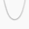 Collier Soranaae Argent Blanc