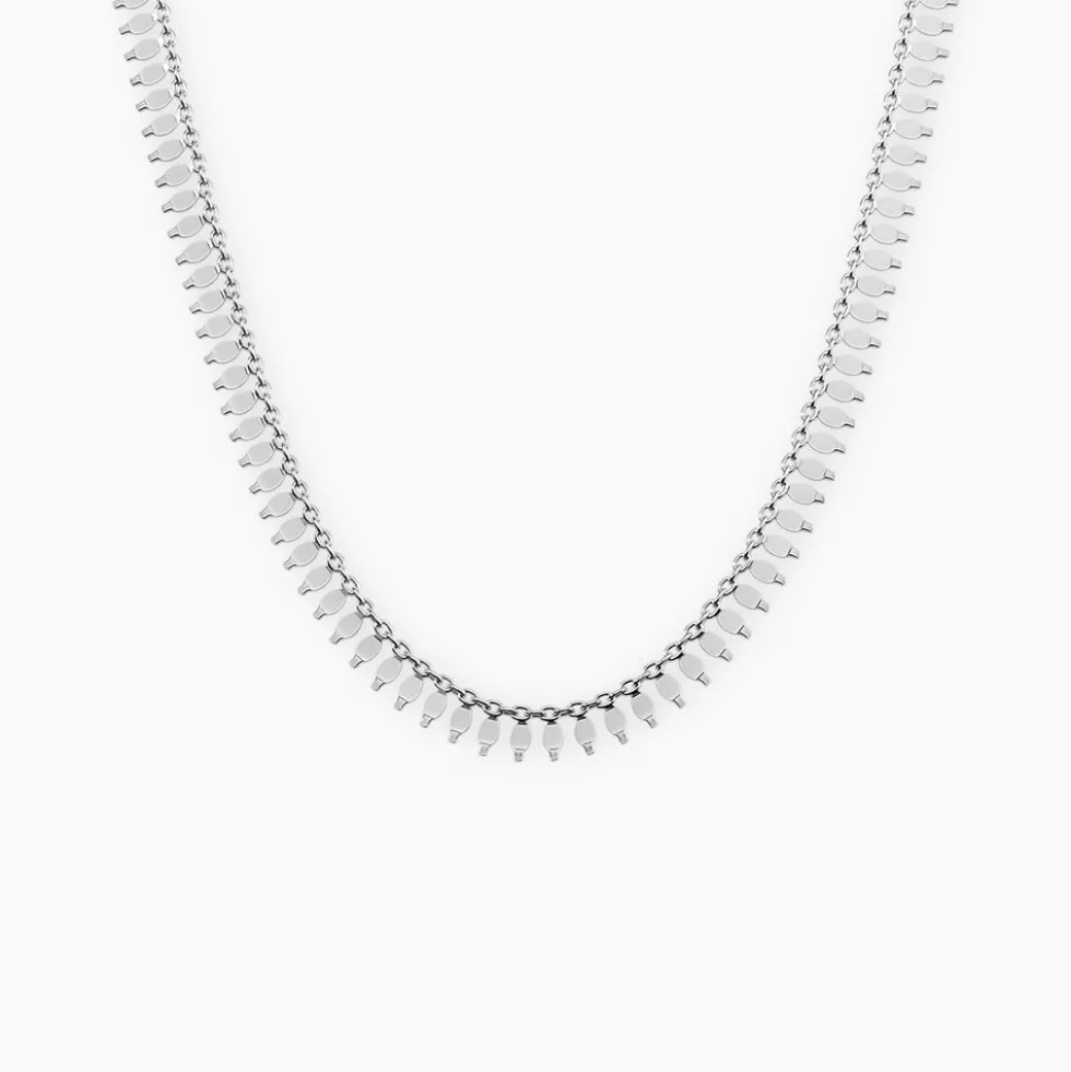 Collier Soranaae Argent Blanc
