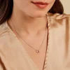 Collier Sorya Or Jaune Argent Blanc Oxyde De Zirconium