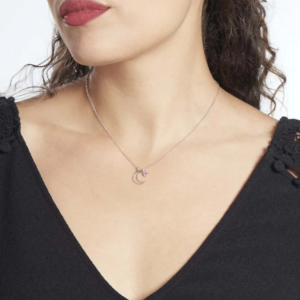 Collier Spirit Argent Blanc Oxyde De Zirconium