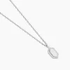 Collier Stellie Argent Blanc Oxyde De Zirconium