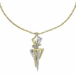 Collier Suraya Laiton Bicolore