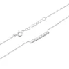 Collier Teressa Argent Blanc